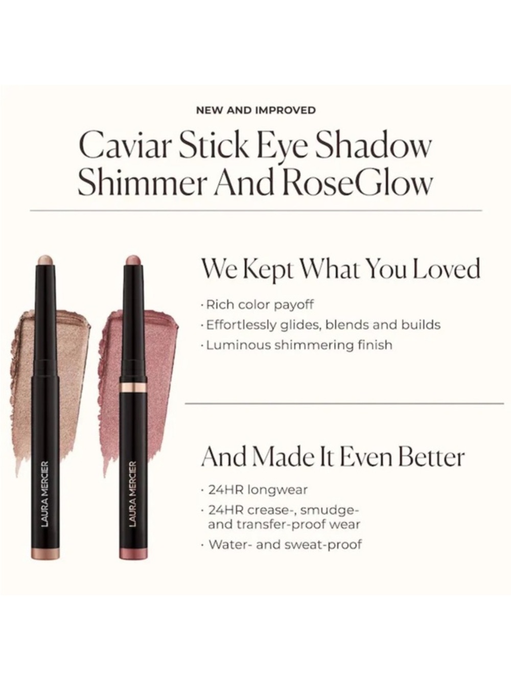 Laura Mercier Crease & Smudge Proof 24HR Shadow Liner Caviar Stick - Raspberry - Picture 4 of 7
